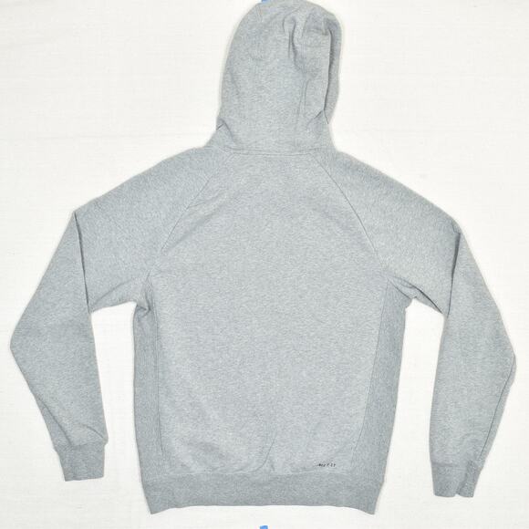 Jordan Air Men's Pullover Hoodie Long Sleeve Solid Dri Fit Cotton Gray Size S - Picture 3 of 8